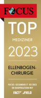 Focus Gesundheit Top Mediziner Siegel 2023 Ellenbogenchirurgie