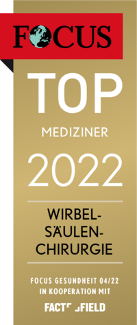 Focus Top Mediziner Siegel 2022 Wirbelsäulenchirurgie