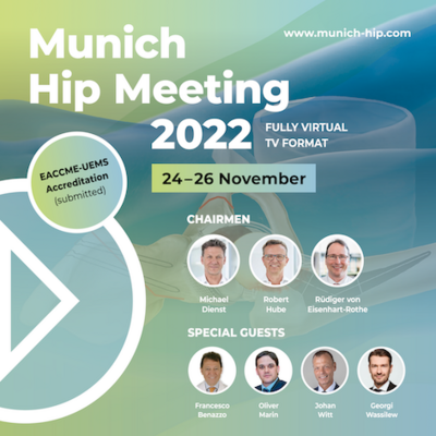 Werbeplakat Munich Hip Meeting vom 24. bis 26. November 2022