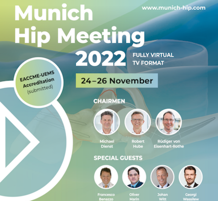 Werbeplakat Munich Hip Meeting vom 24. bis 26. November 2022