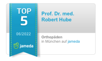 jameda Siegel Prof. Robert Hube TOP 5 Chirurgen Juni 2022